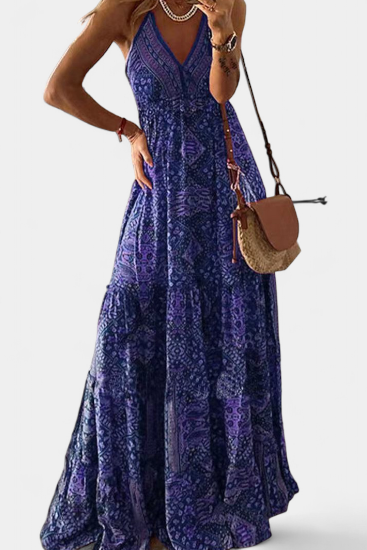 Saira Floral Maxi Dress