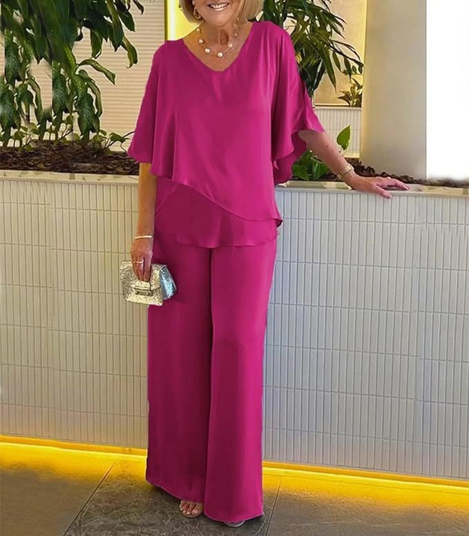 Martha | Co-ord Set Two-Piece With Trousers Wide-Leg