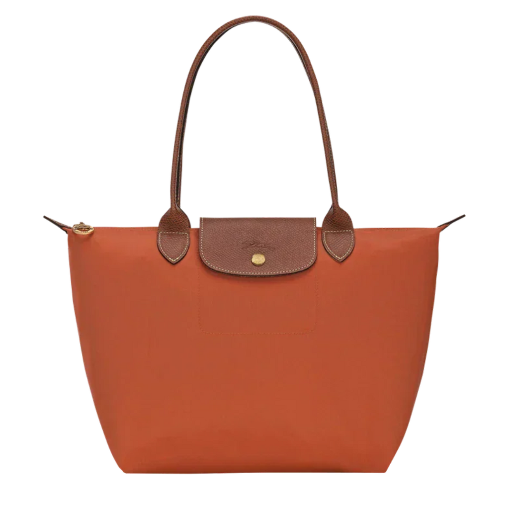 Lether Bag — Large Foldable Tote Bag, Orange