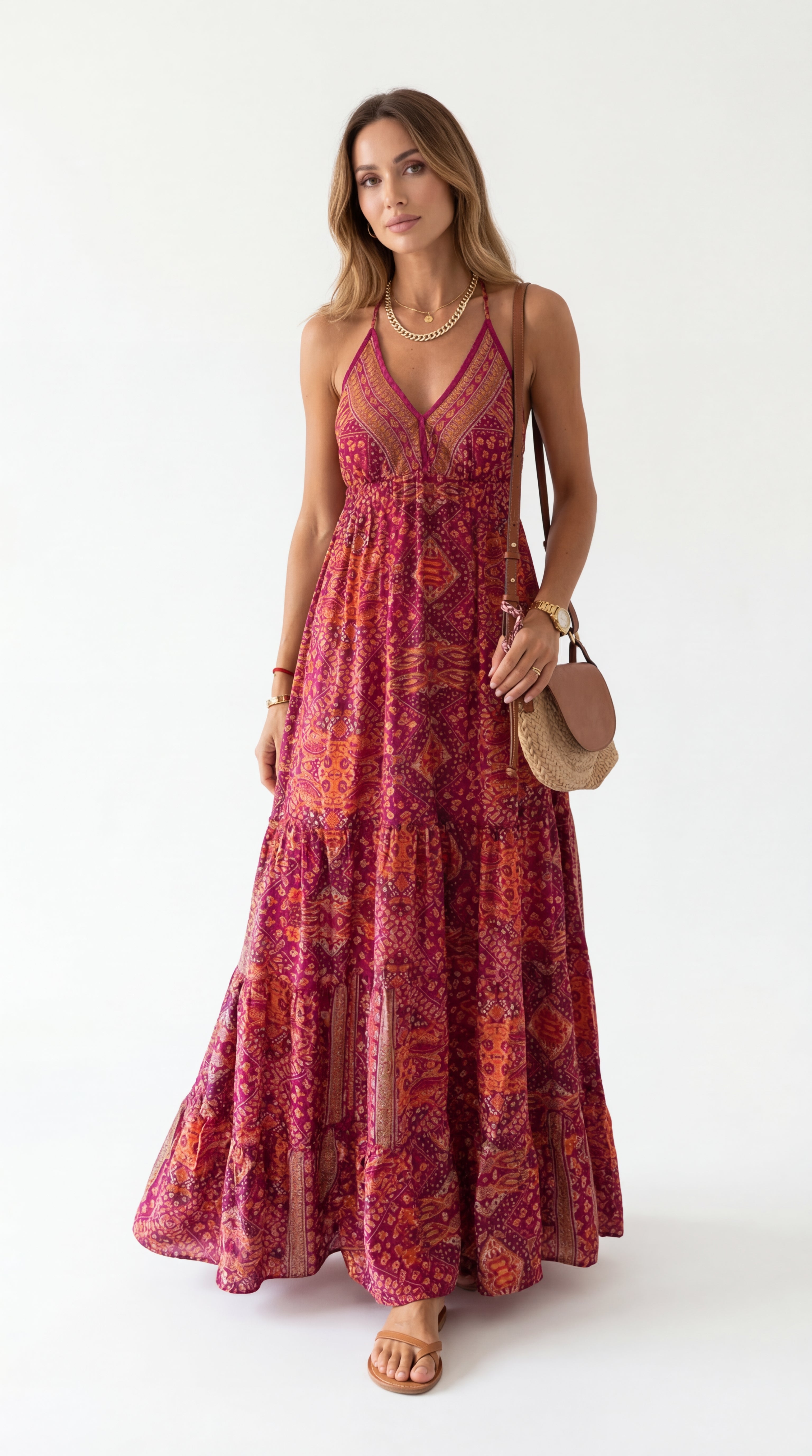 Saira Floral Maxi Dress