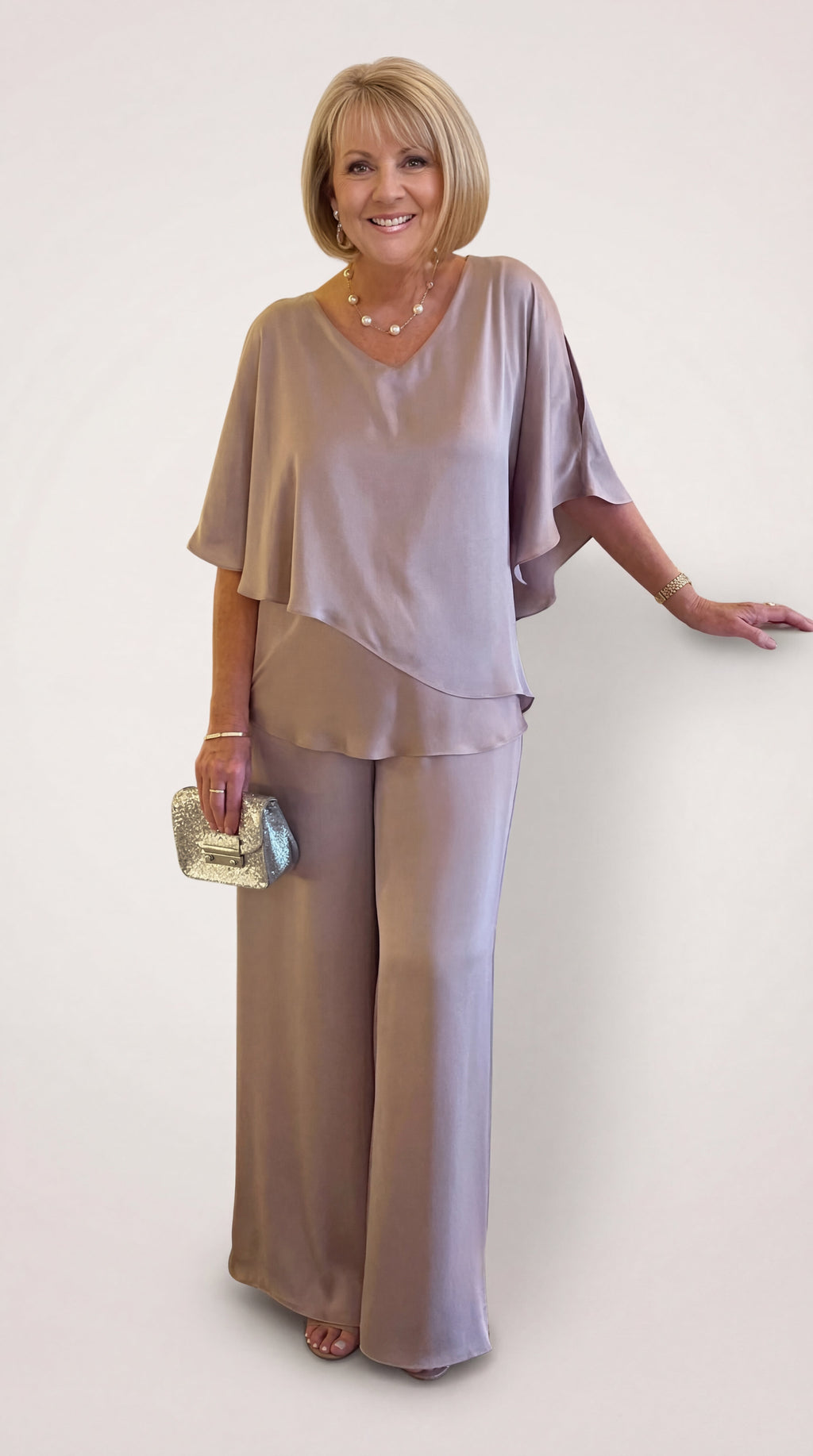 Martha | Co-ord Set Two-Piece With Trousers Wide-Leg