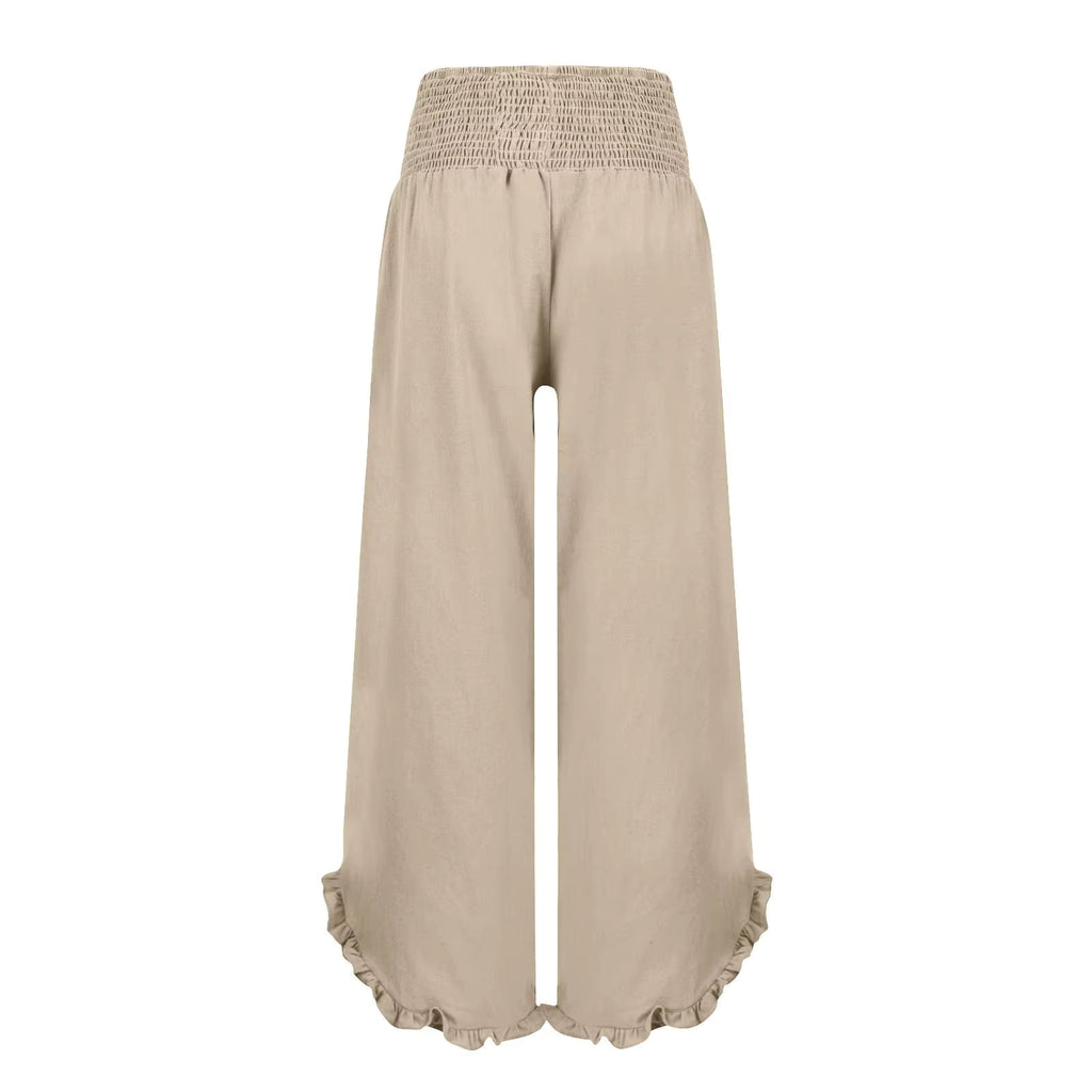 Tavina | Cotton-Linen Ease Pants
