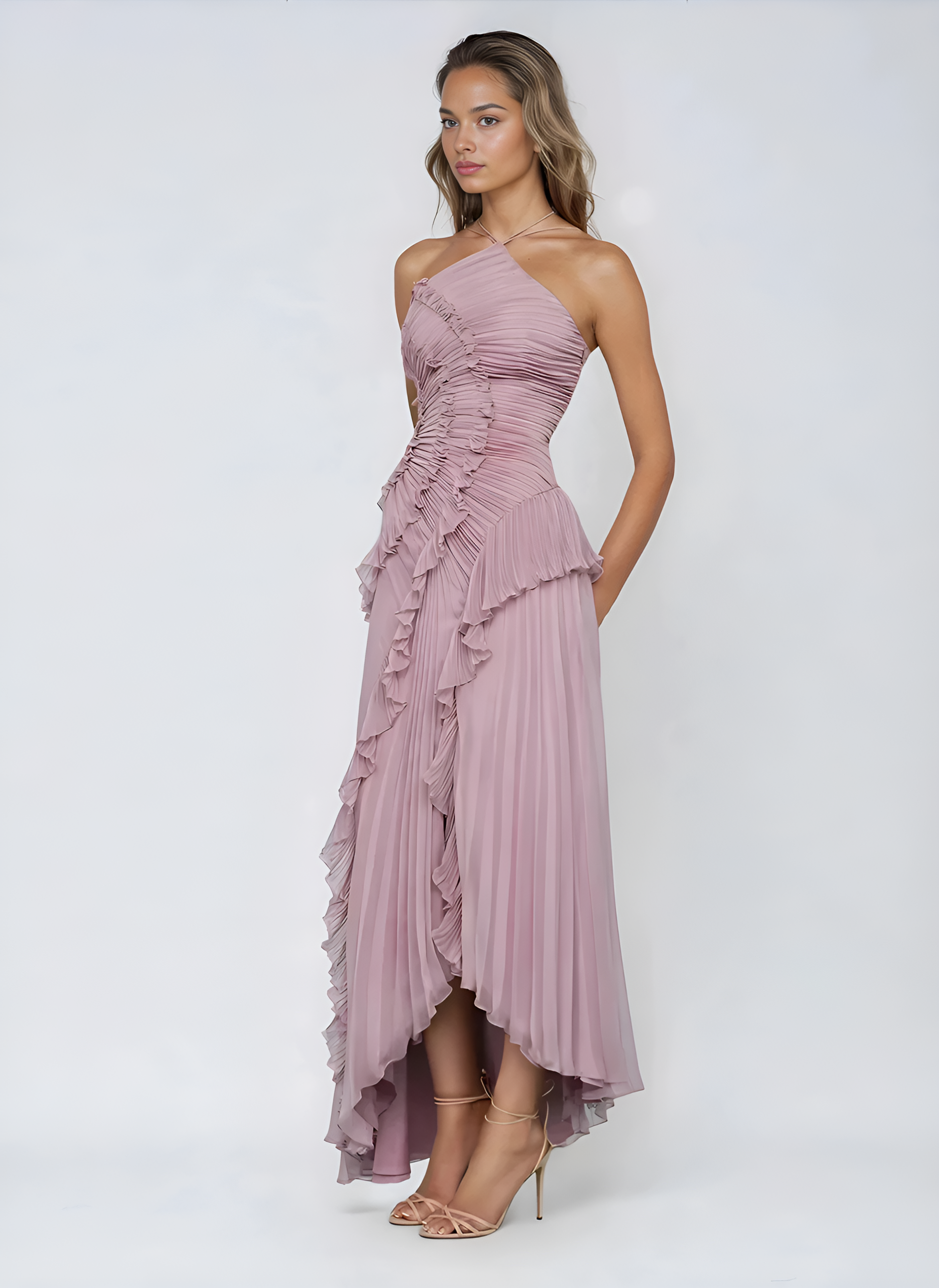 MELISA I LIMITED EDITION RUFFLED DRESS