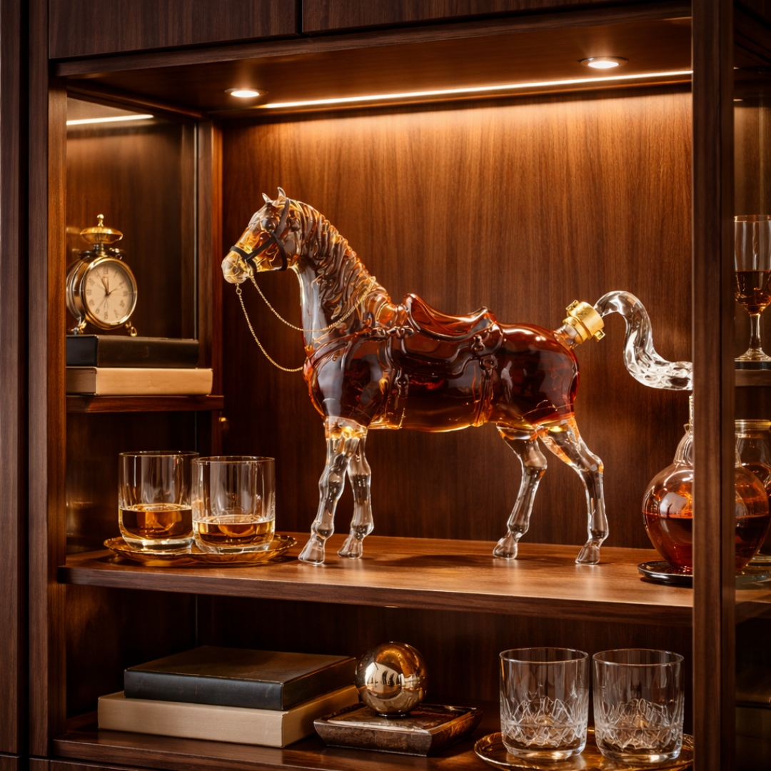 Whiskey Bottle - Equine Edition