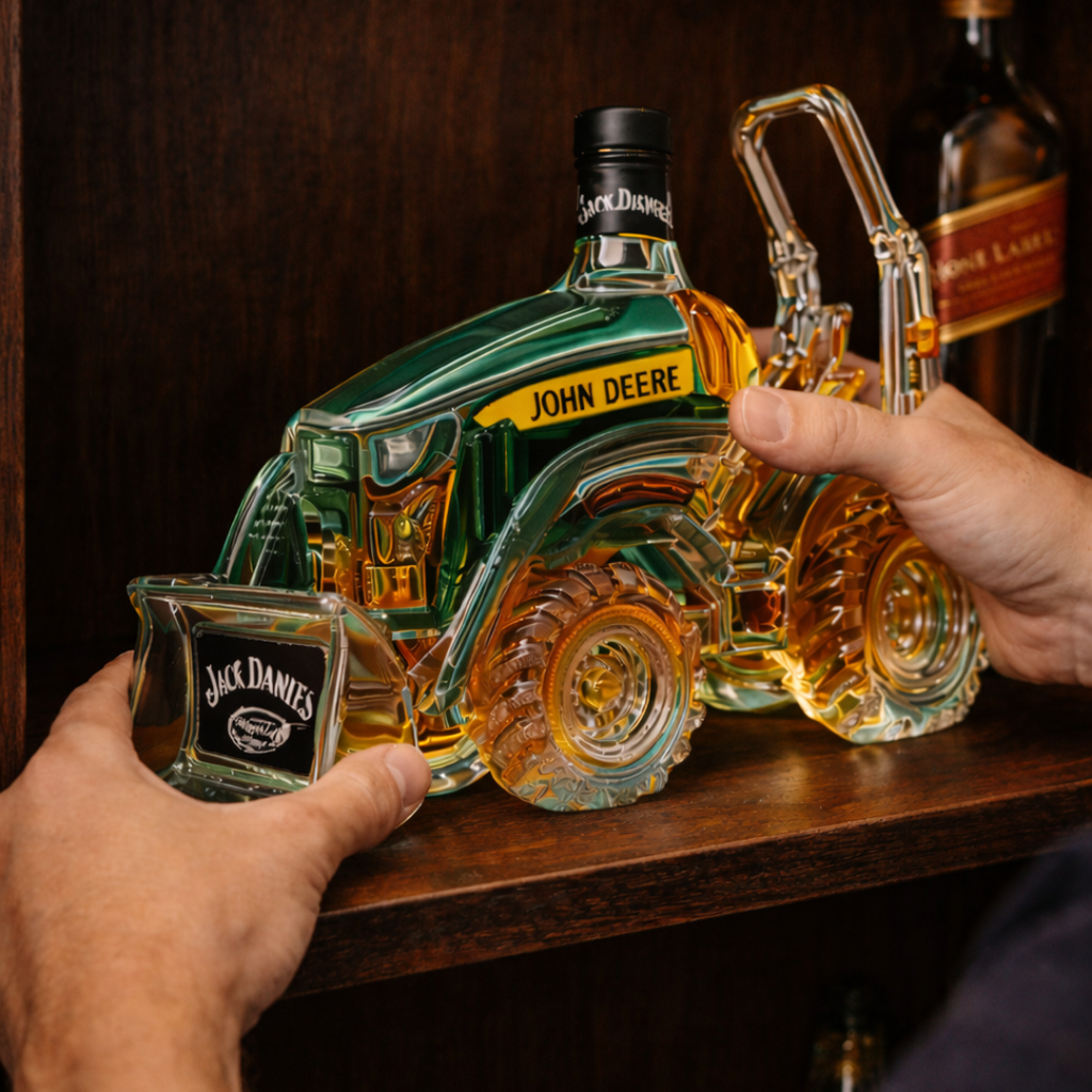 Jack Daniel's Whiskey Bottle - Tractor Edition
