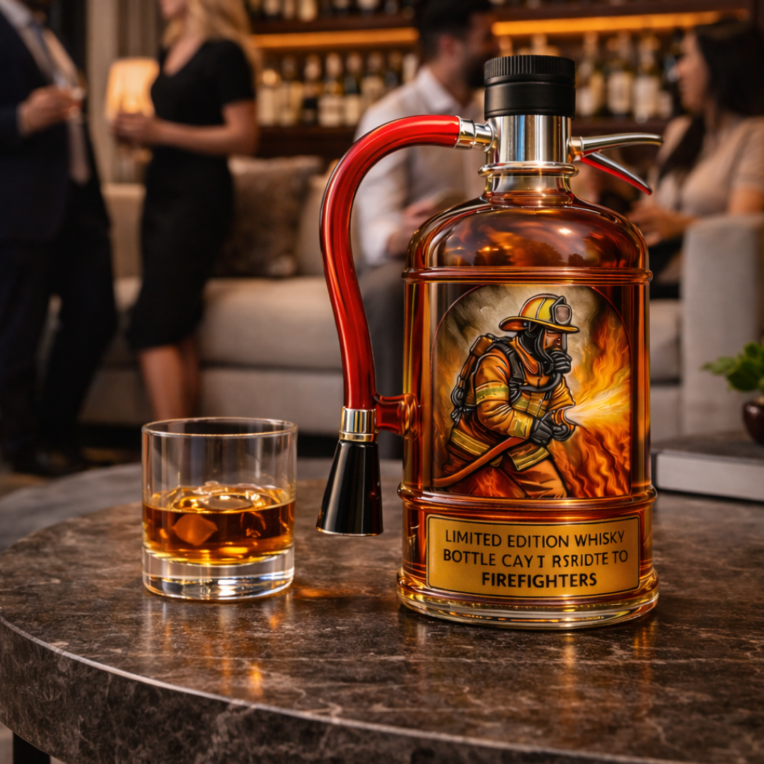 Whiskey Bottles - Fire Extinguisher Edition