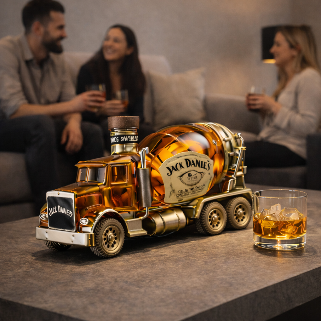 Jack Daniel's Whiskey Bottles - Truck Edition
