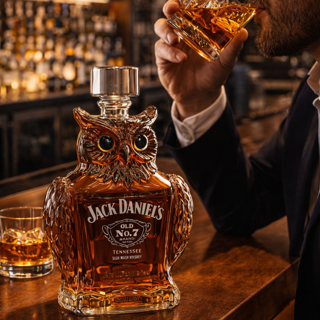 Whiskey Bottles - Owl Edition