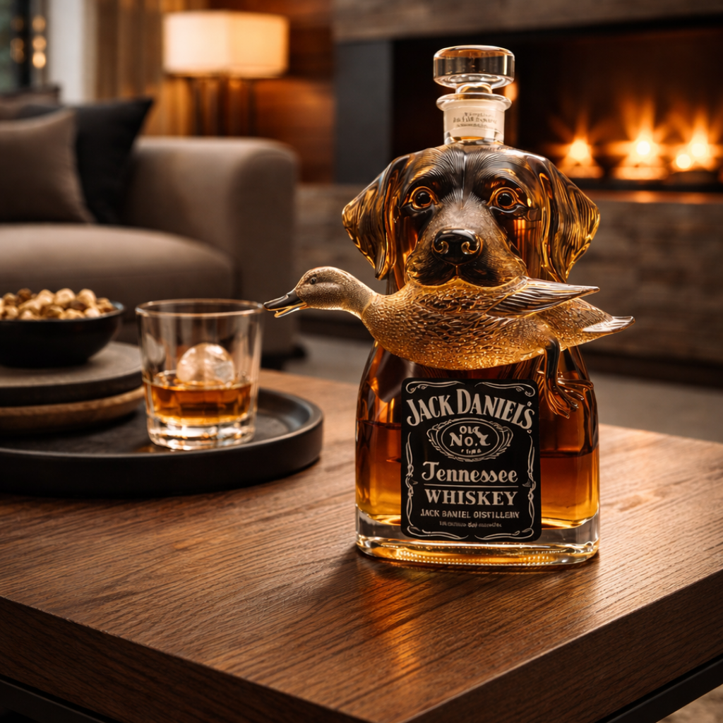 Whiskey Bottle - Hunting Dog