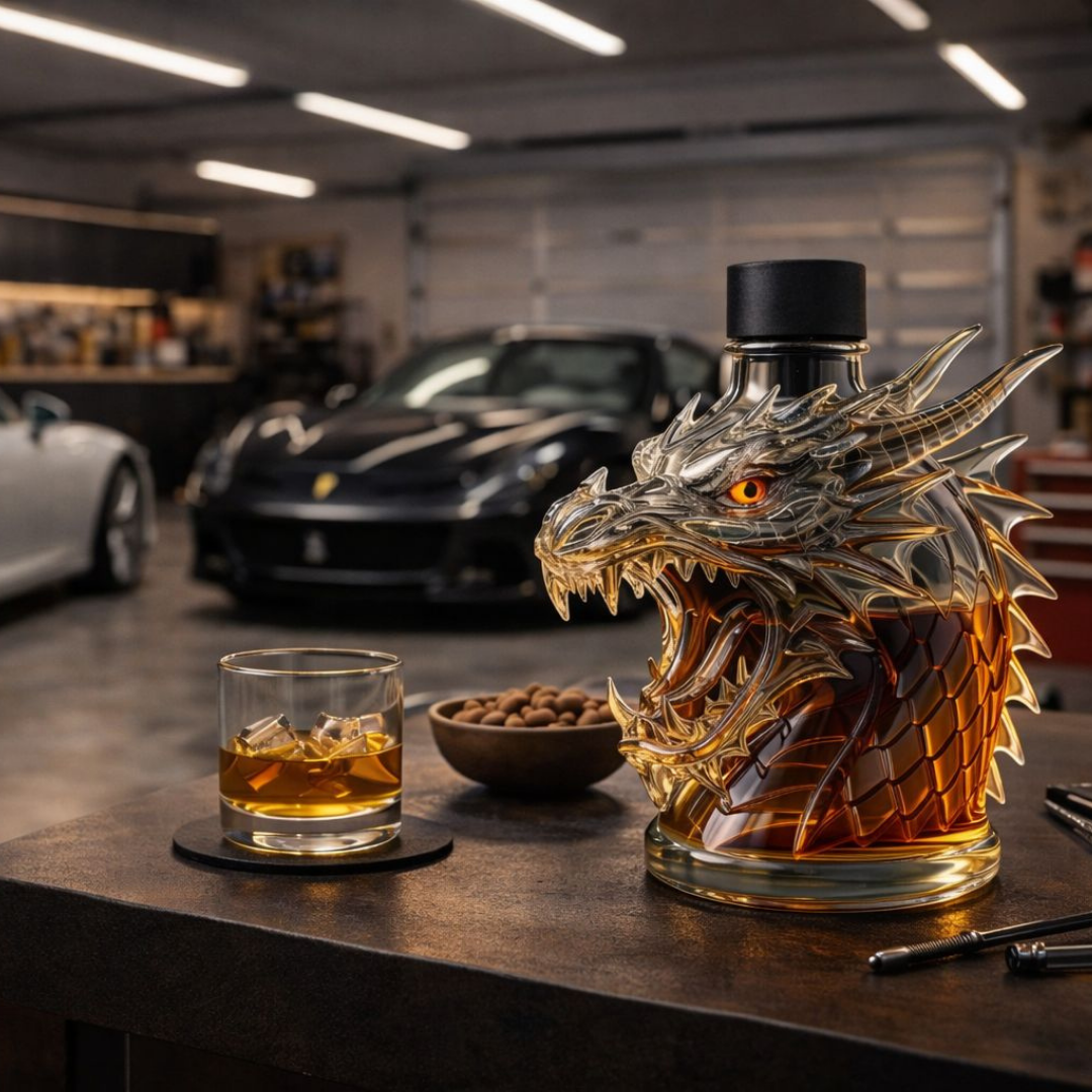 Whiskey Bottles - Dragon Edition