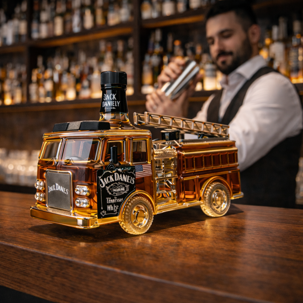 Jack Daniel's Whiskey Bottles - Firefighter Edition