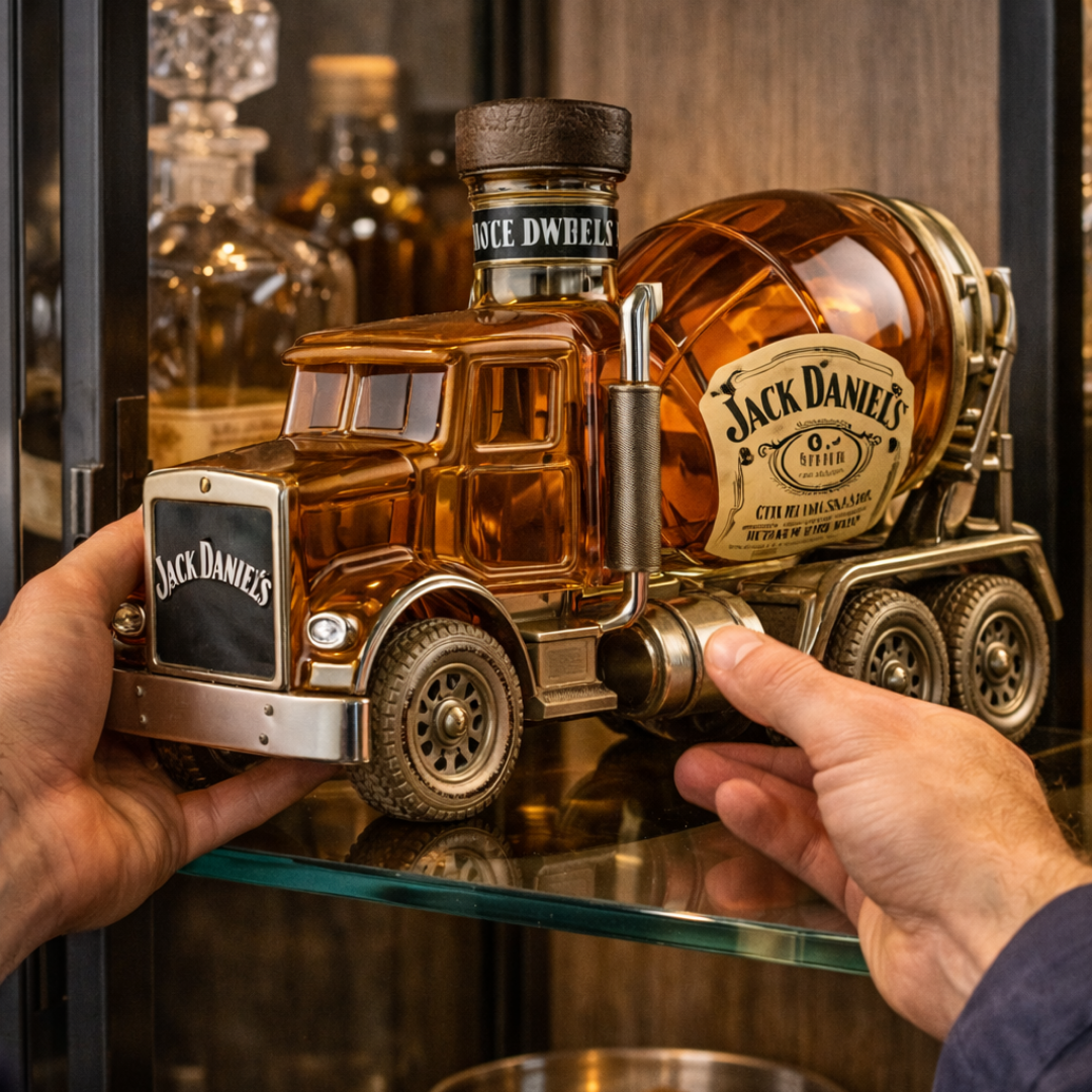 Jack Daniel's Whiskey Bottles - Truck Edition