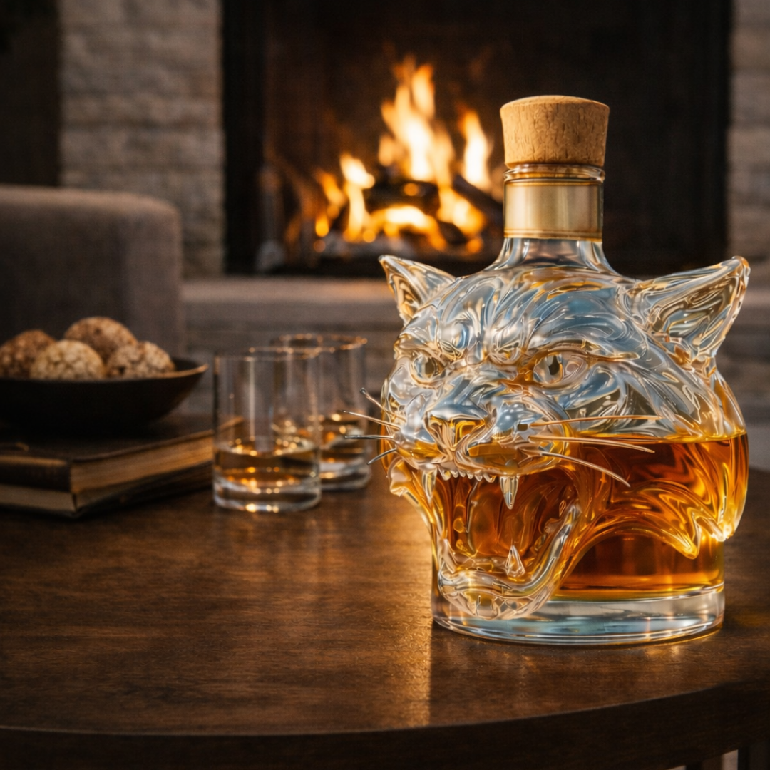 Whiskey Bottles - Tiger Edition