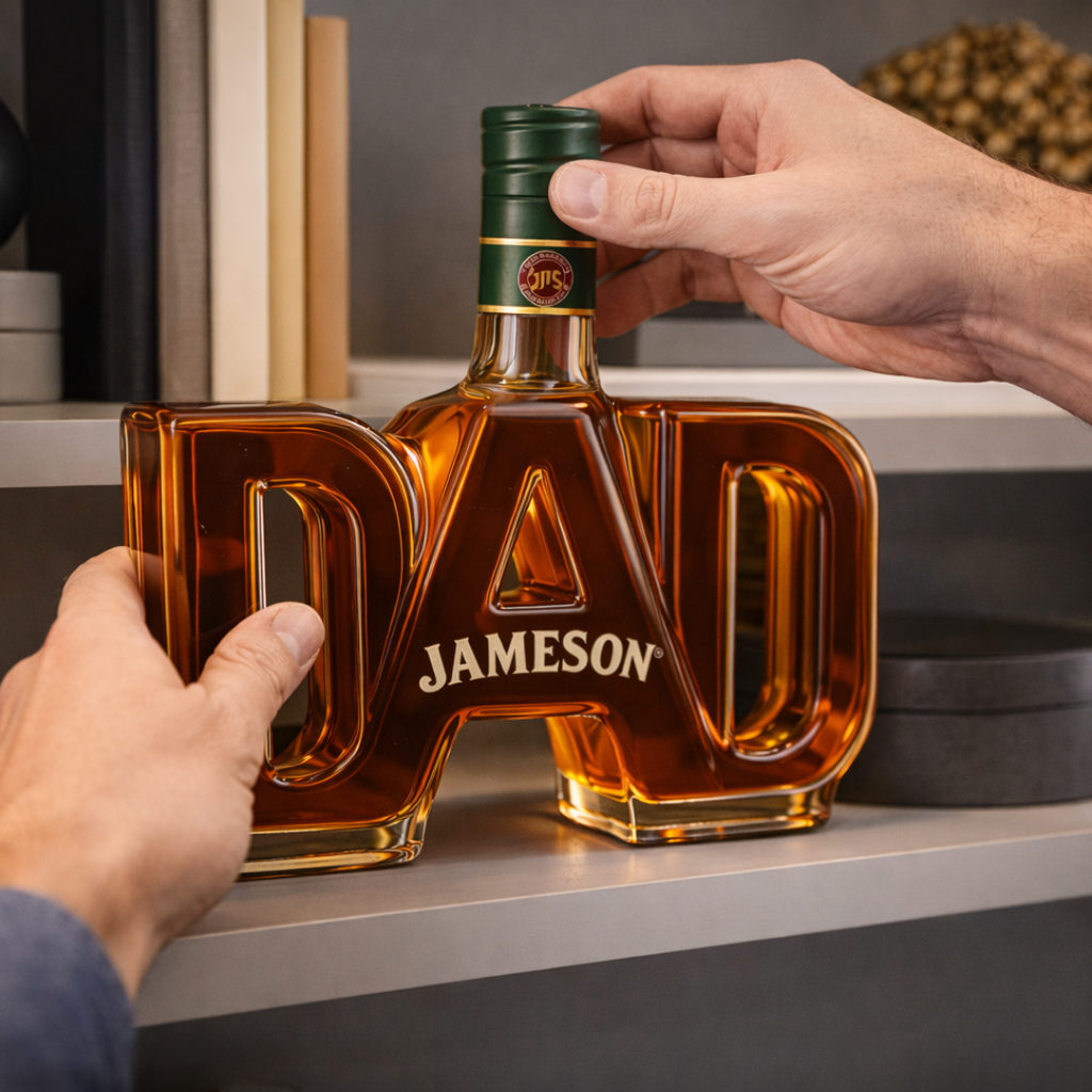 Jack Daniel's Whiskey Bottles - Dad Edition