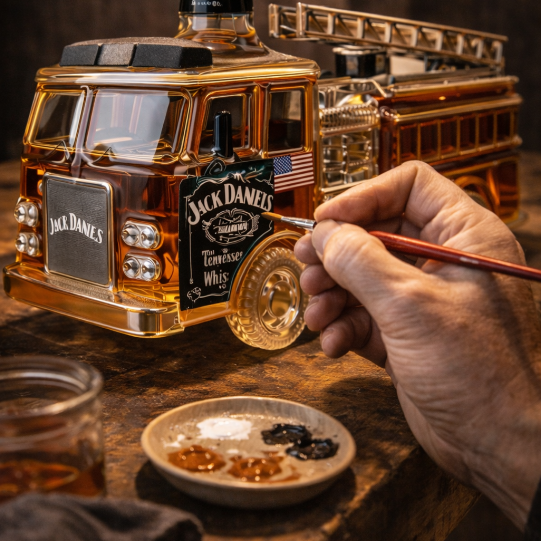 Jack Daniel's Whiskey Bottles - Firefighter Edition