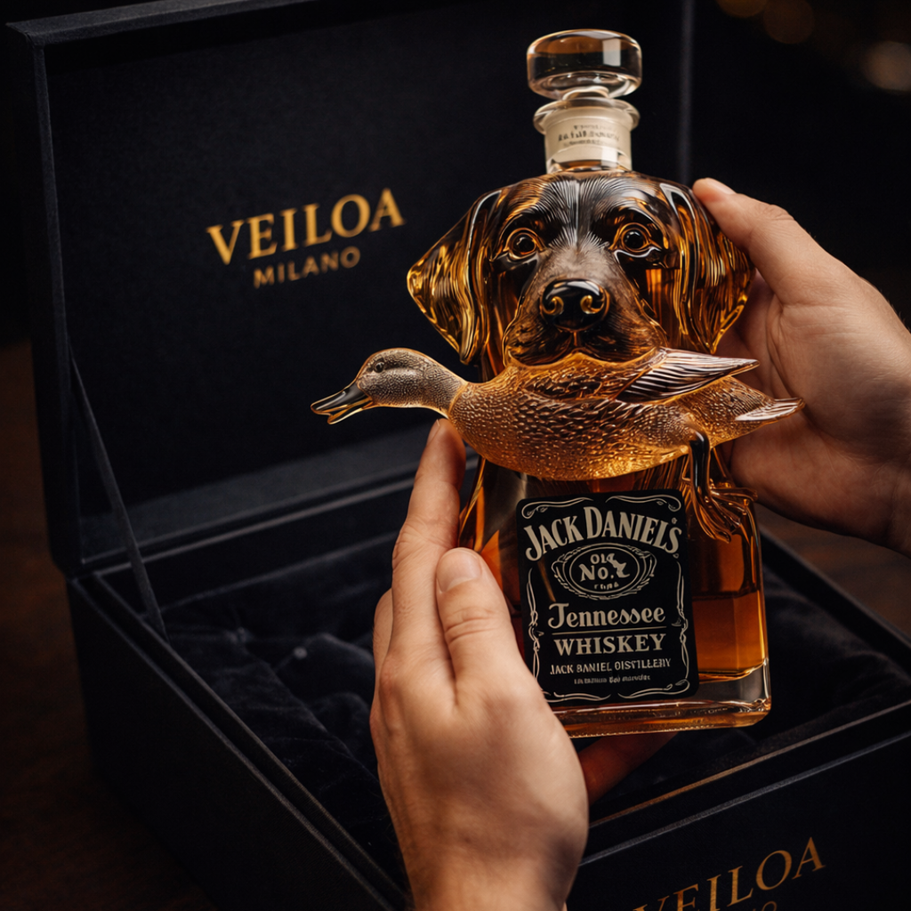 Whiskey Bottle - Hunting Dog