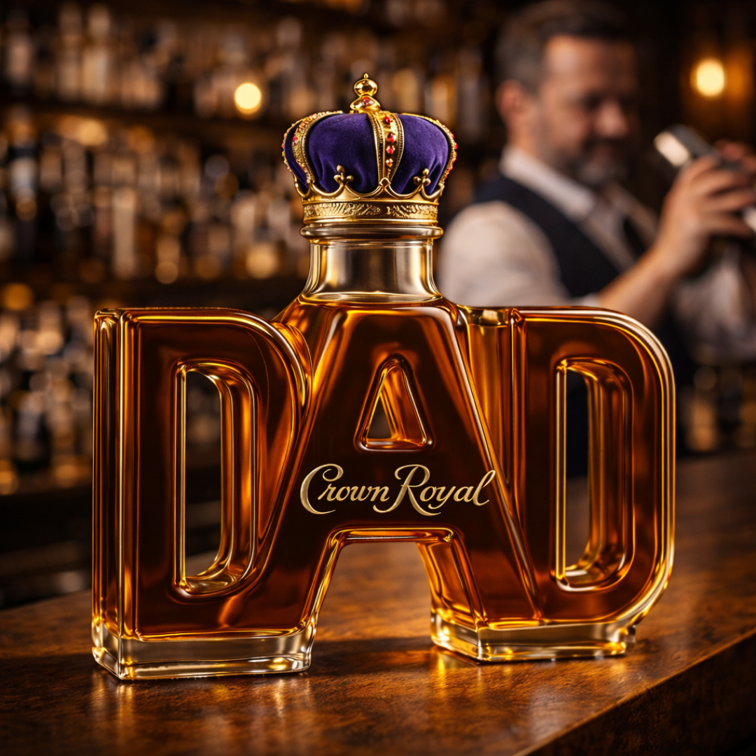 Jack Daniel's Whiskey Bottles - Dad Edition