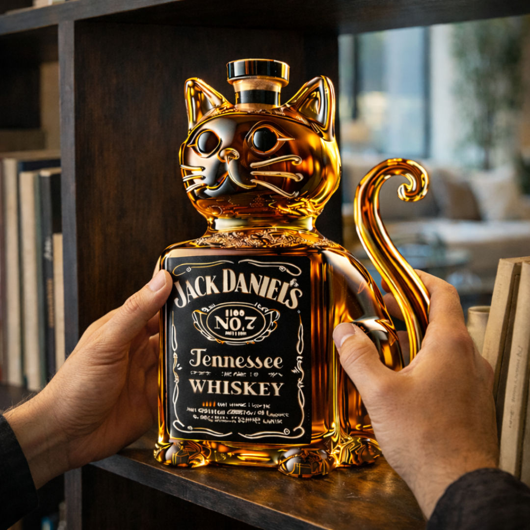 Whiskey Bottles - Cat Edition