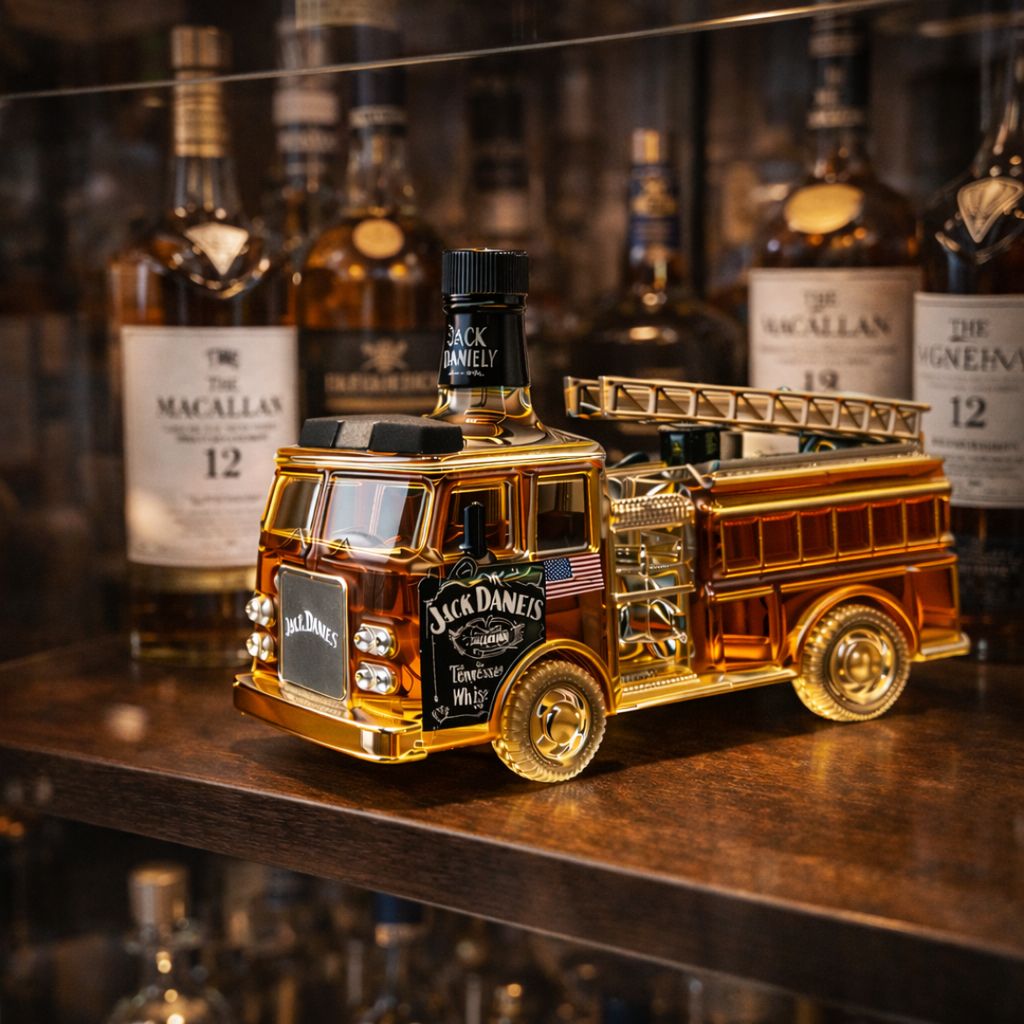 Jack Daniel's Whiskey Bottles - Firefighter Edition
