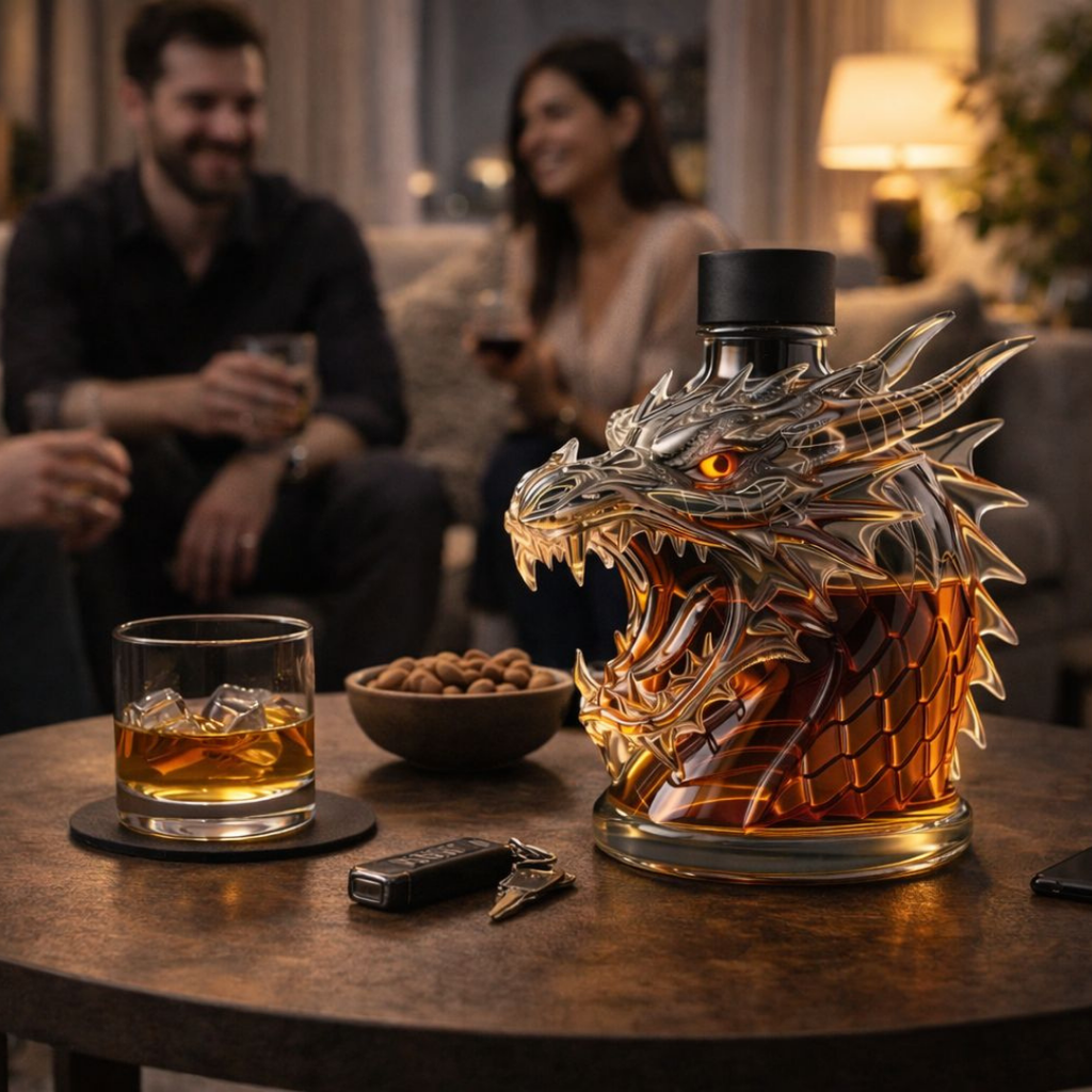 Whiskey Bottles - Dragon Edition