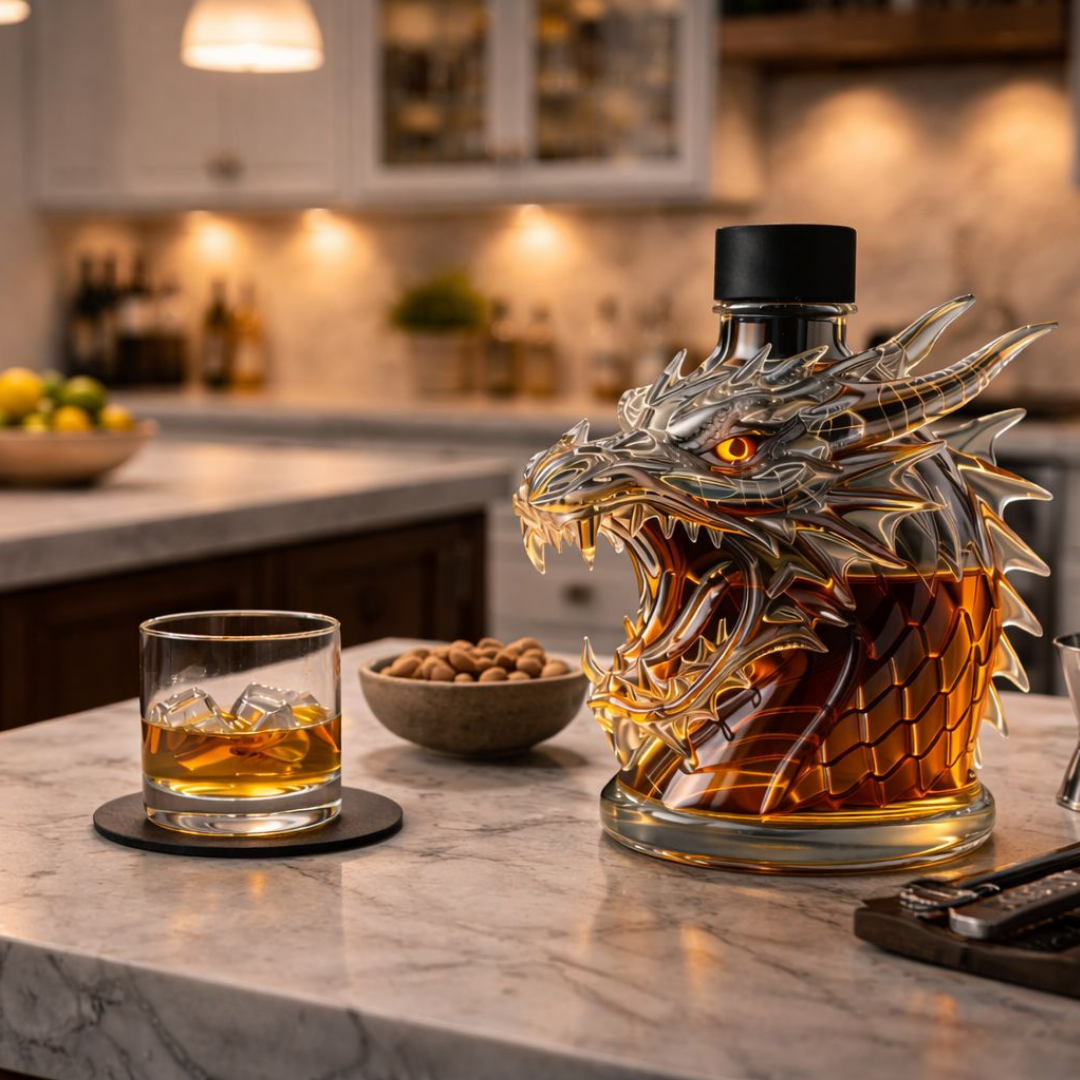 Whiskey Bottles - Dragon Edition