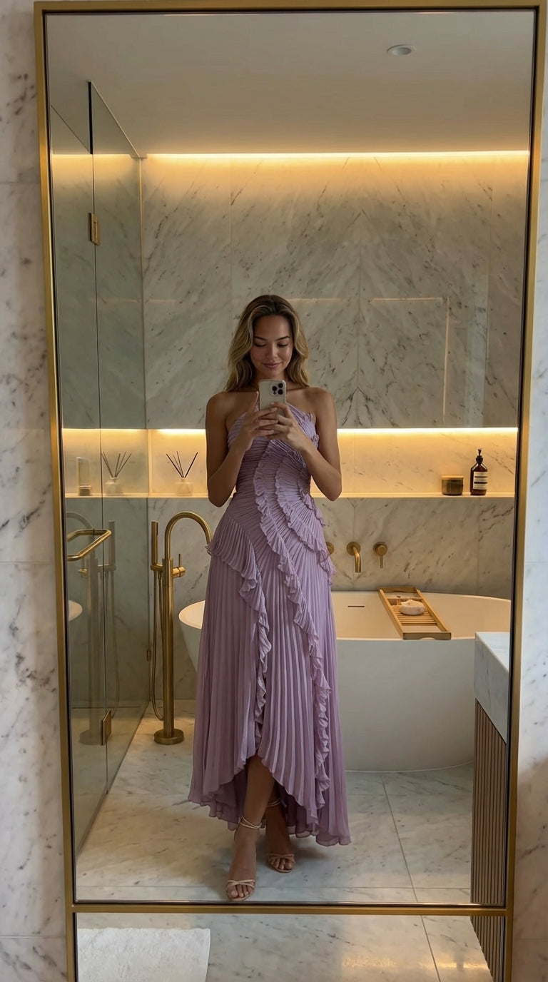 MELISA I LIMITED EDITION RUFFLED DRESS