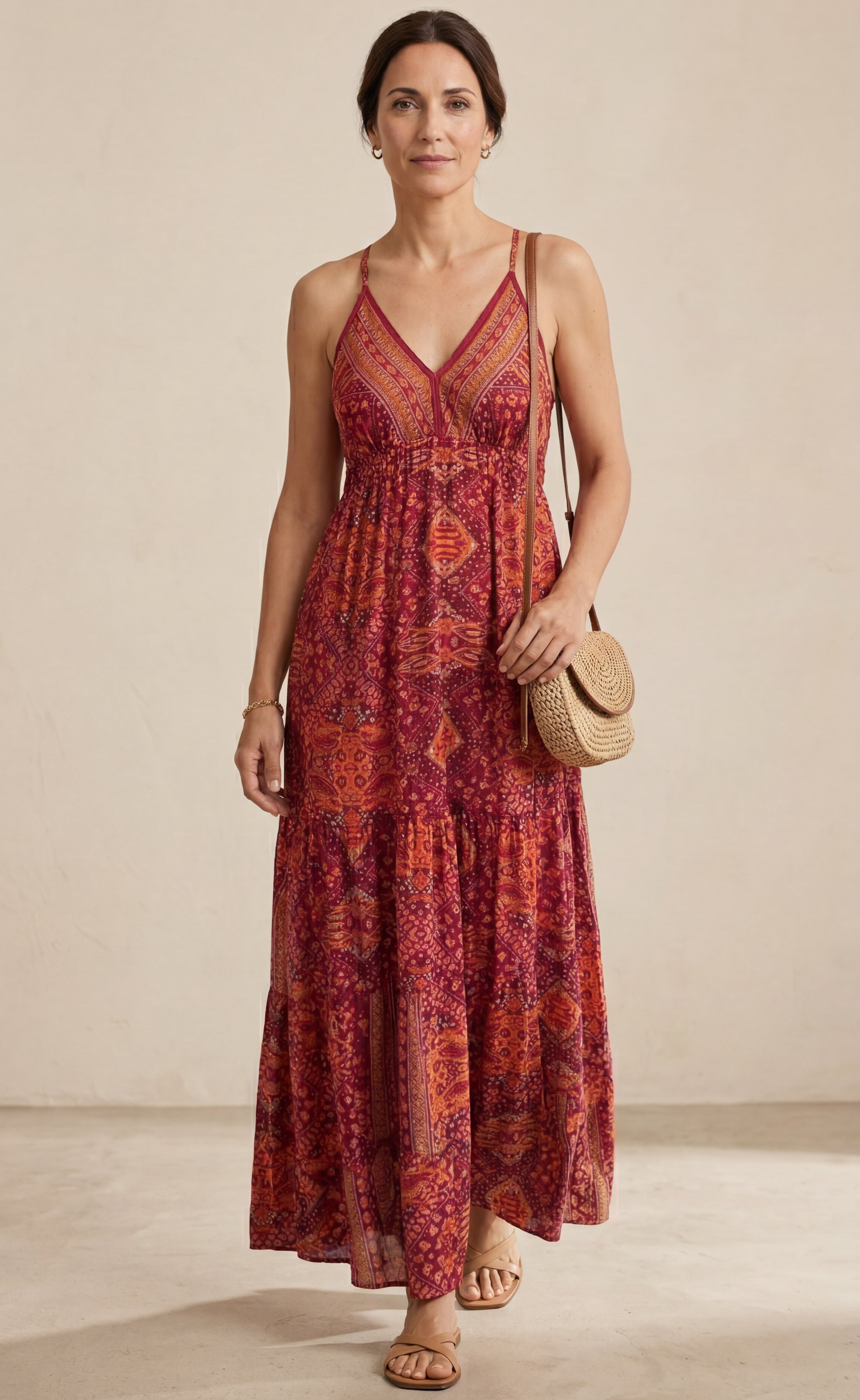 Saira Floral Maxi Dress