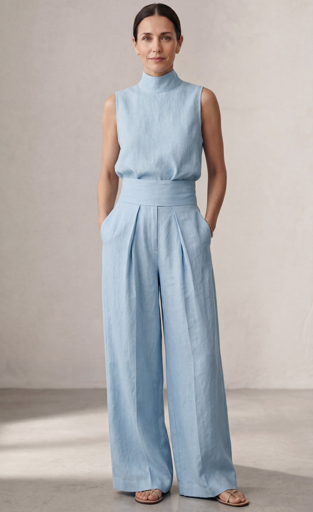 Co-ord Set Minimalist Linen