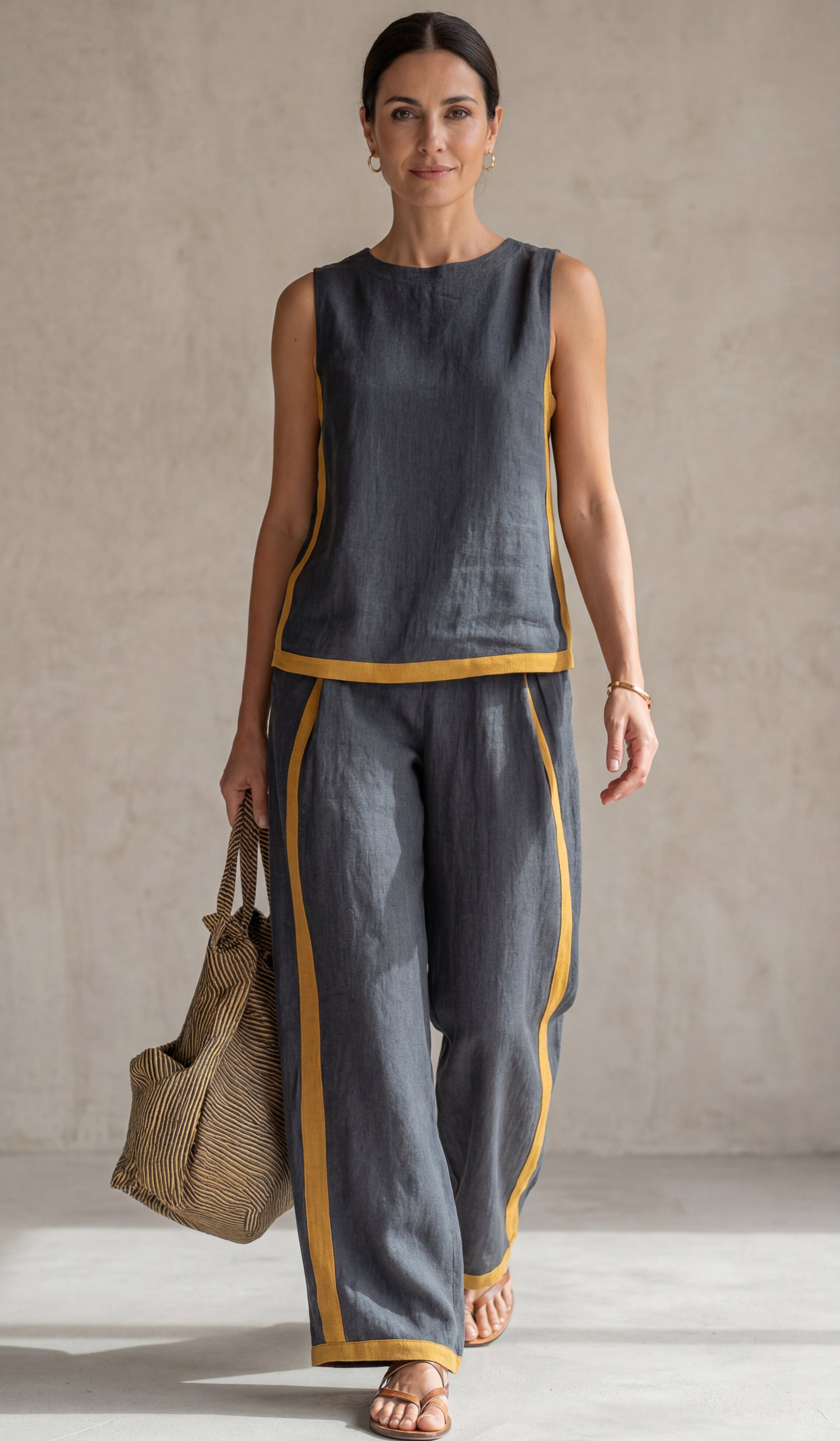 Linen Two-Piece Co-ord Set