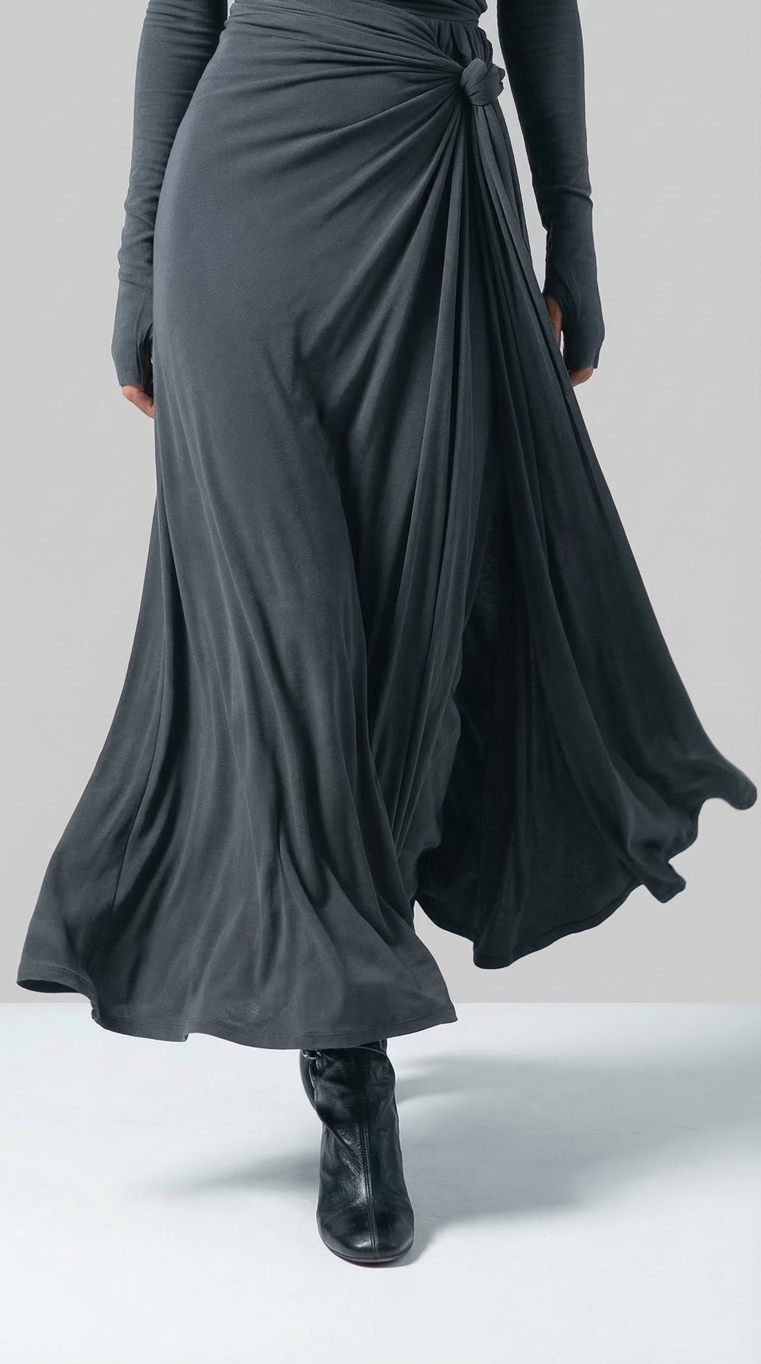 Naiara ❘ Maxi dress with side knot