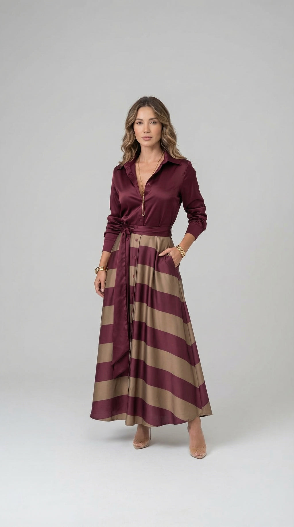 Aurora Royale – Elegant Flowing Dress