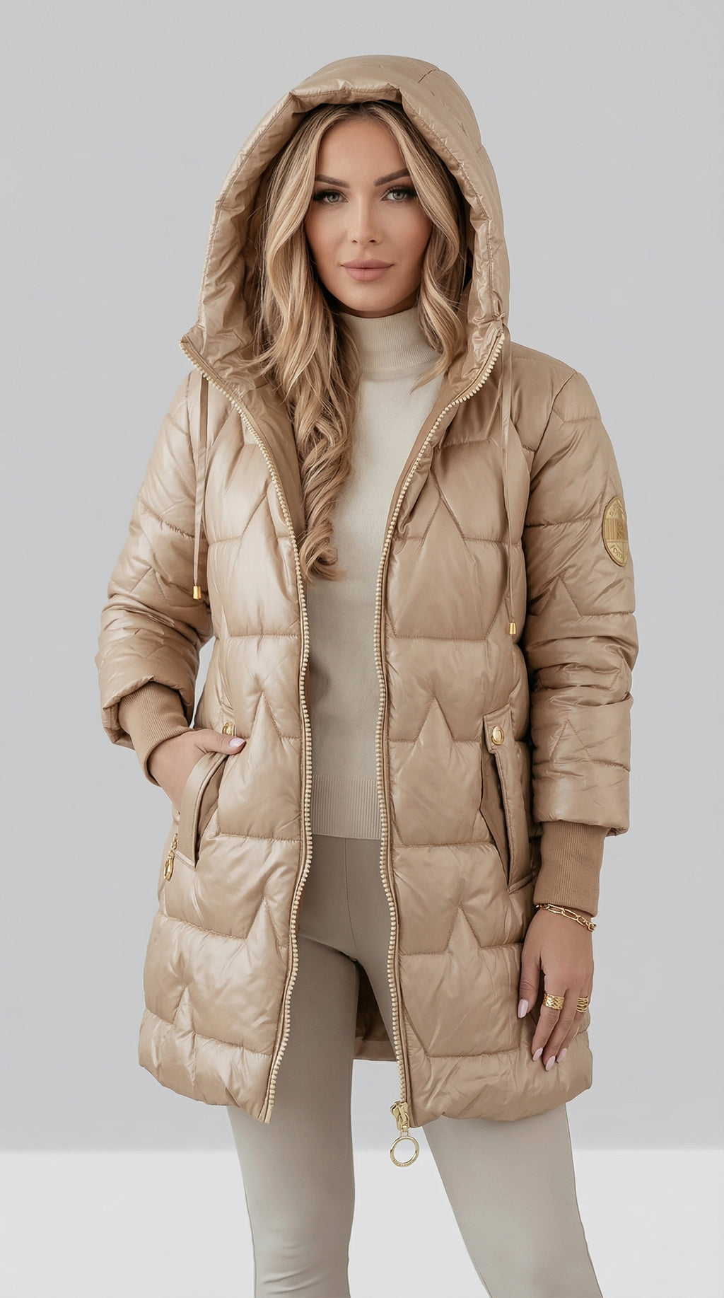 Aurora - Long Quilted Jacket