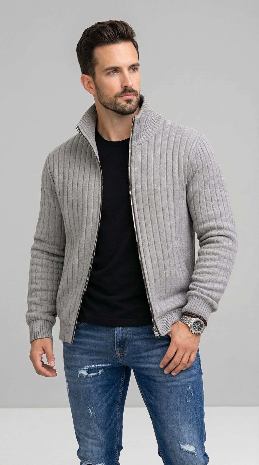 ADELIA VOSS | CLASSIC ELEGANT ZIP VEST