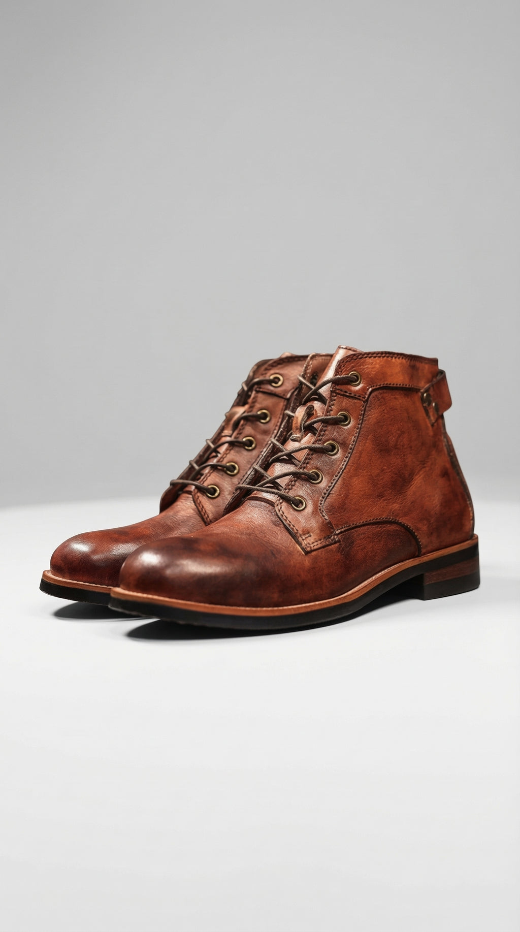 Sierra - Men's Leather Ankle Boots