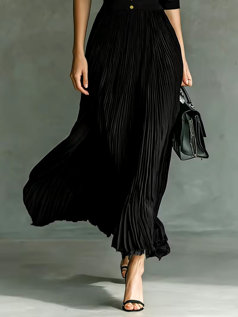 Joan | Elegant Black Maxi Dress
