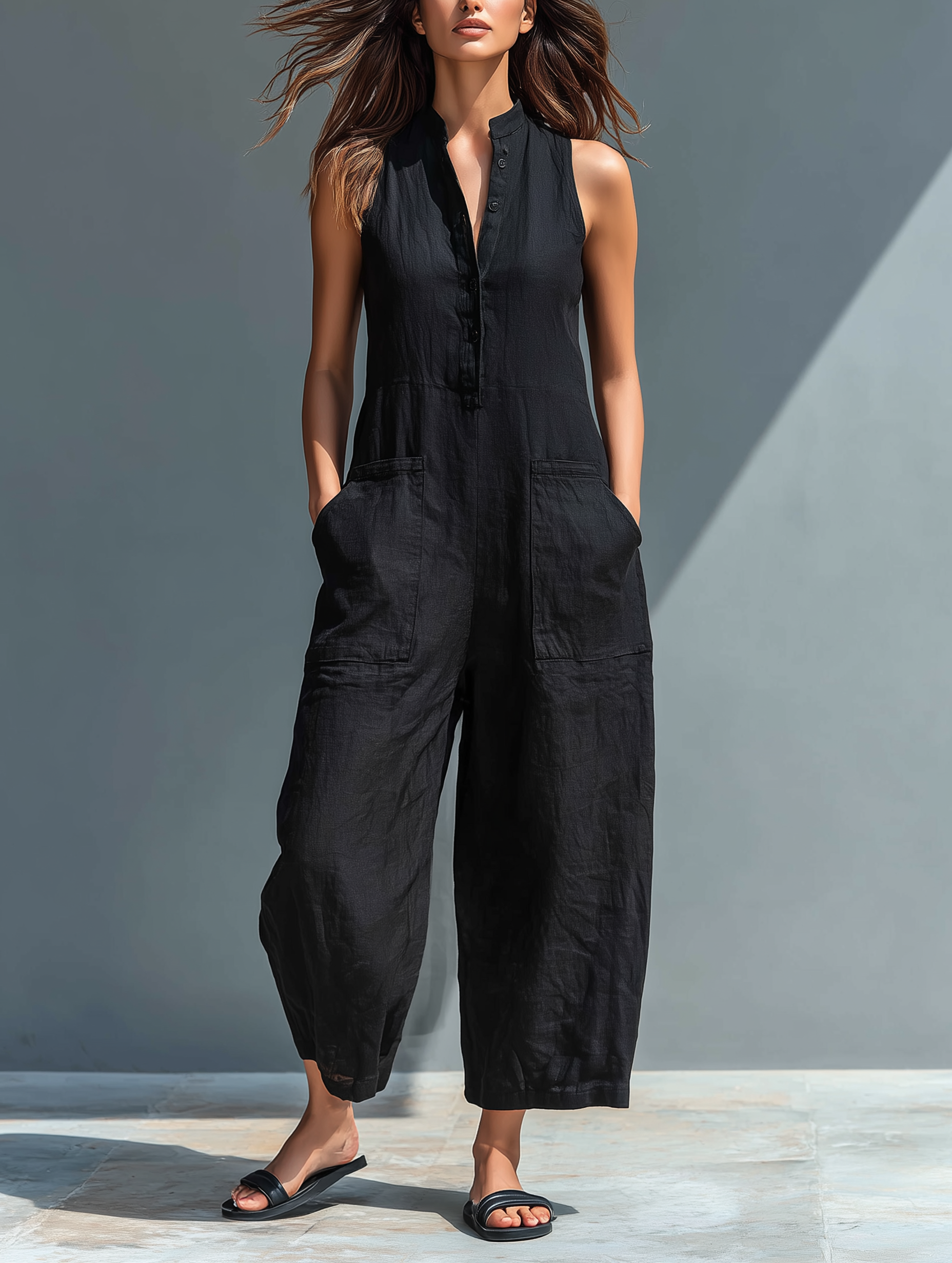 Claudia | Jumpsuit Minimalist Linen