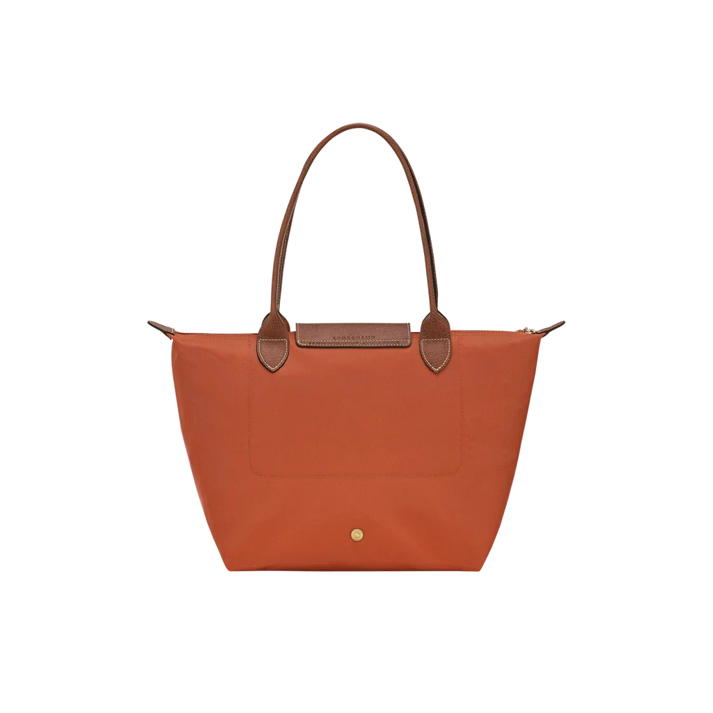 Lether Bag — Large Foldable Tote Bag, Orange