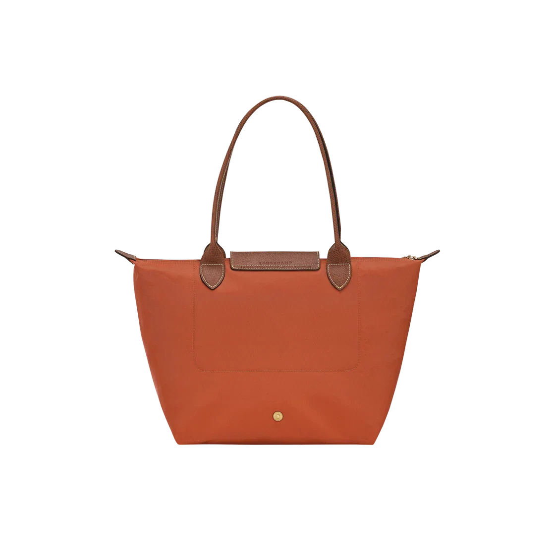 Lether Bag — Large Foldable Tote Bag, Orange