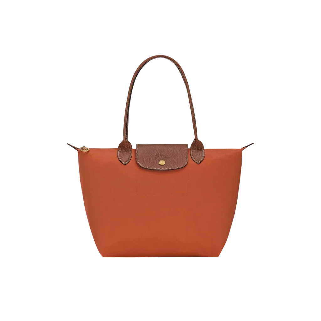 Lether Bag — Large Foldable Tote Bag, Orange