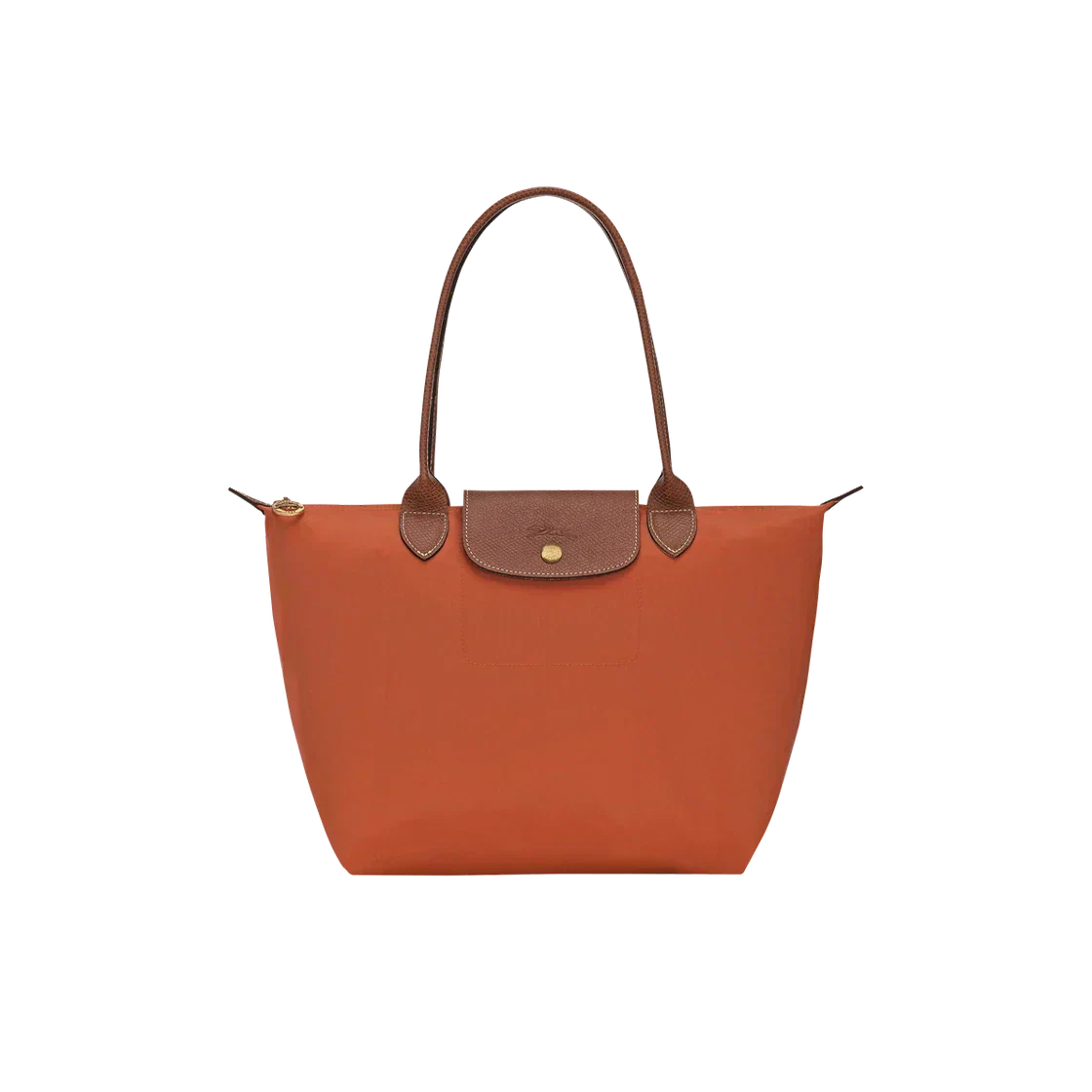 Lether Bag — Large Foldable Tote Bag, Orange