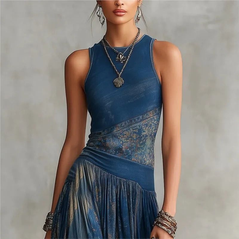 Azurea Flowing Maxi Dress