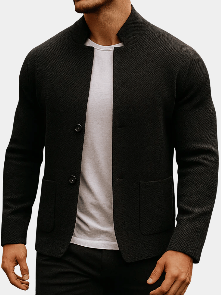 Adelia Voss | MEN'S TEXTURED KNITTED WAISTCOAT