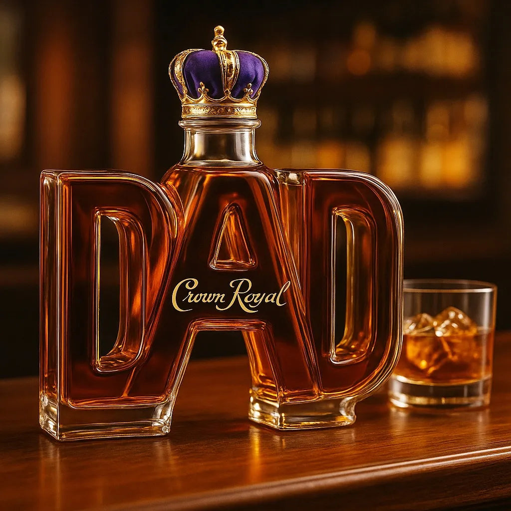Jack Daniel's Whiskey Bottles - Dad Edition