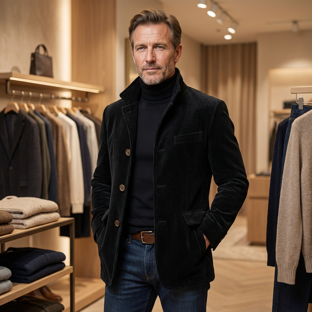 Carter™ | Elegant Vintage-Style Men's Jacket