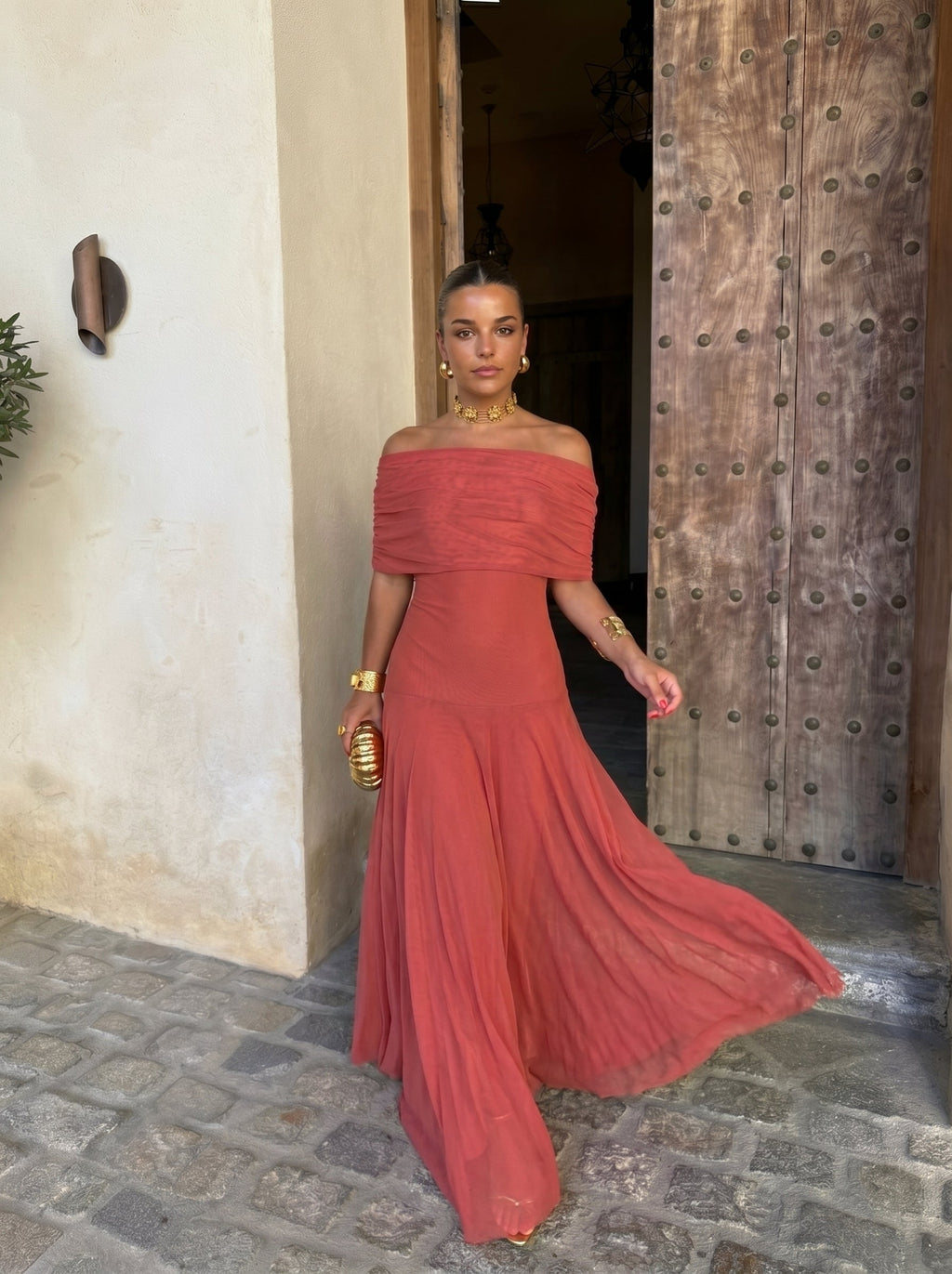 Toledo Maxi Dress in Green