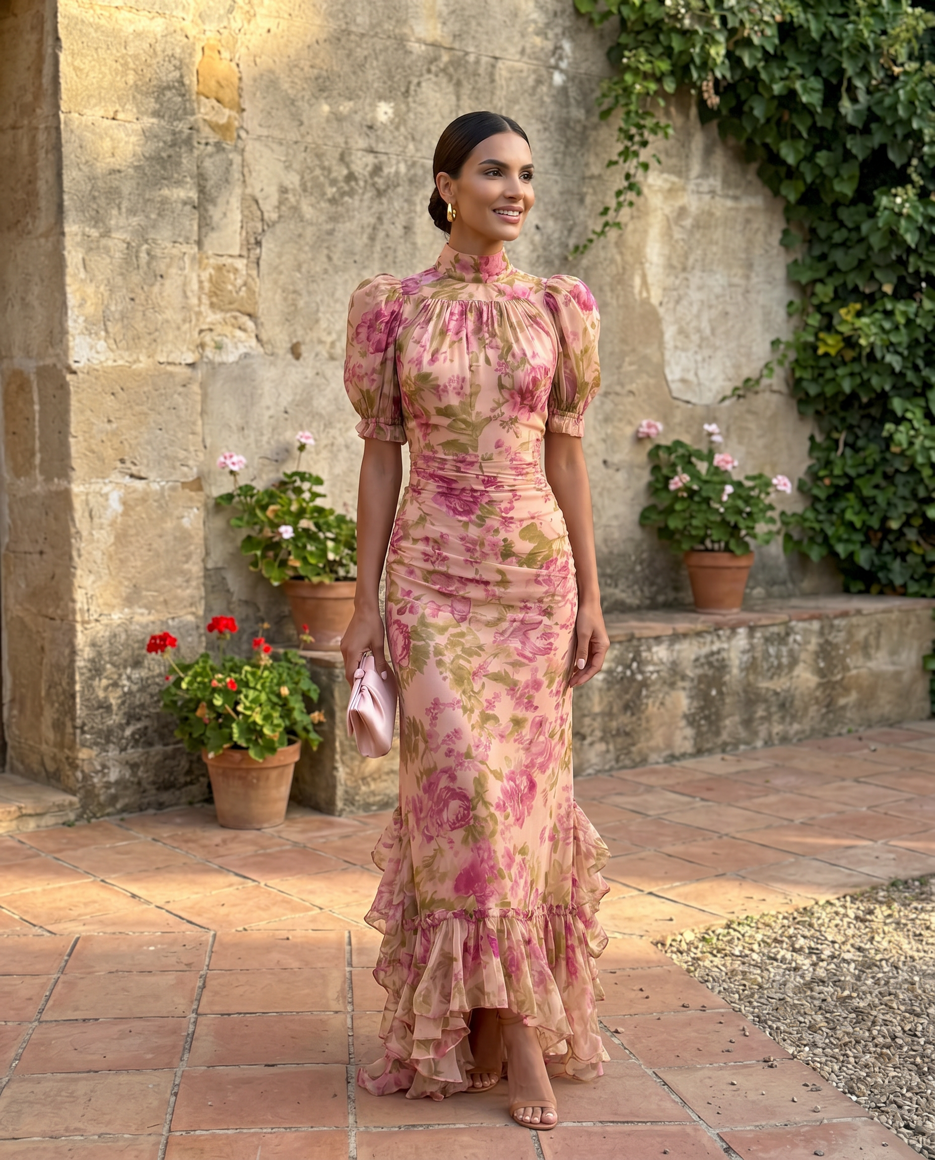 Rosario | Pink Occasion Dress