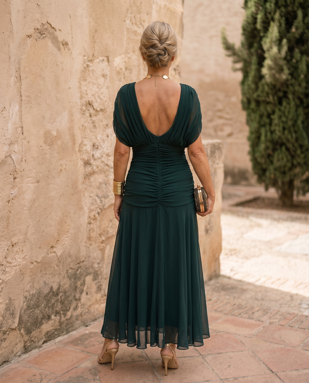 Elegant Maxi Party Dress with Sweetheart Neckline