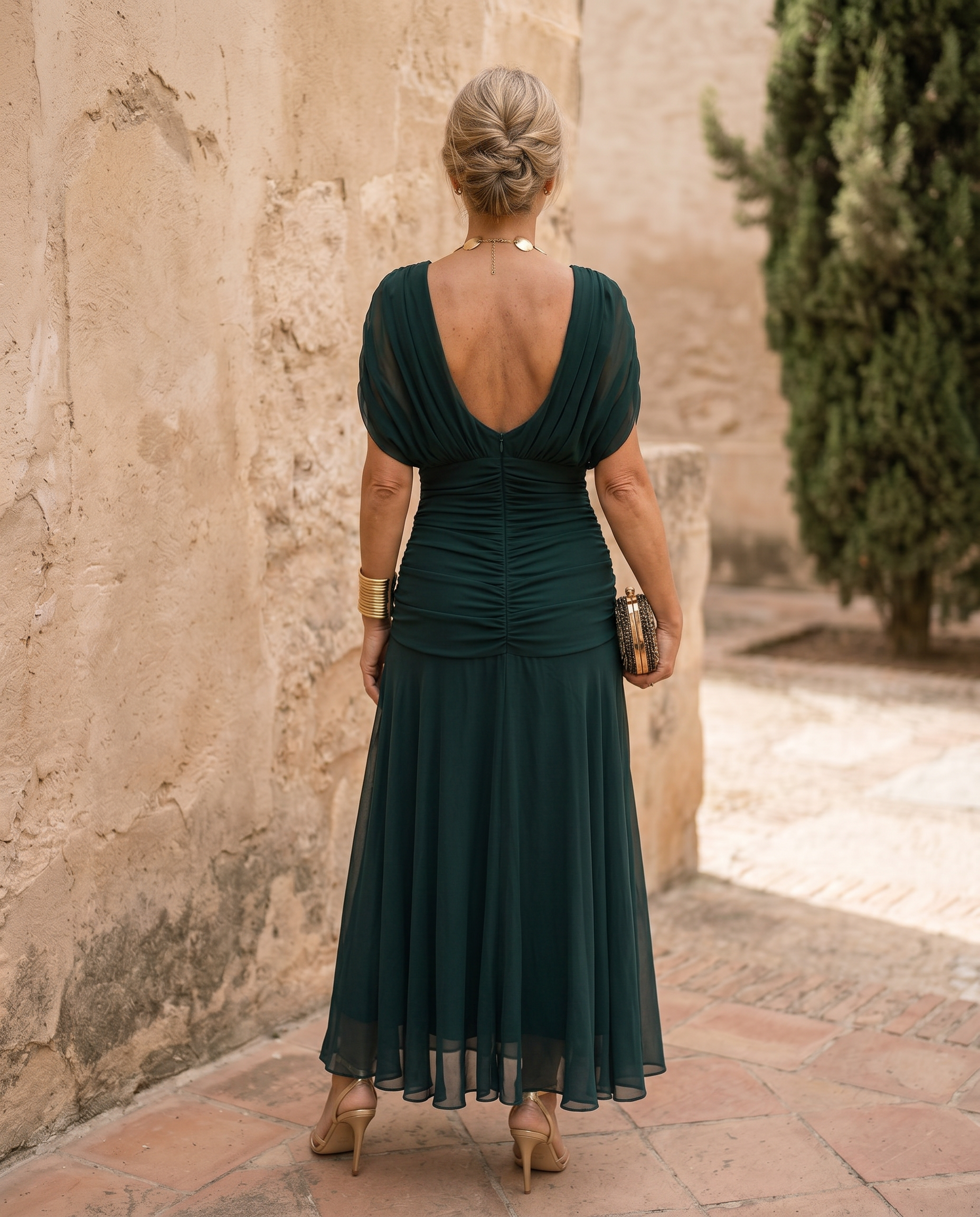 Elegant Maxi Party Dress with Sweetheart Neckline