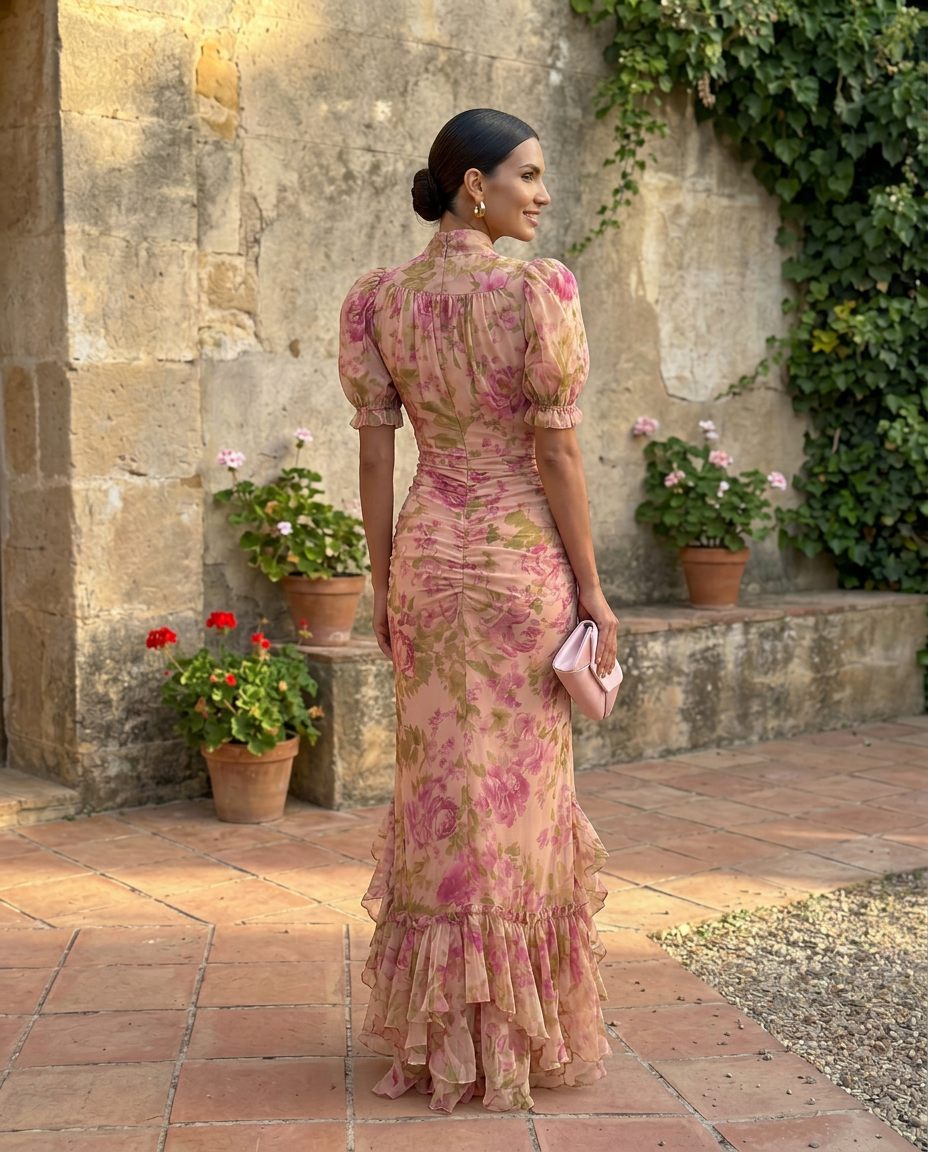 Rosario | Pink Occasion Dress