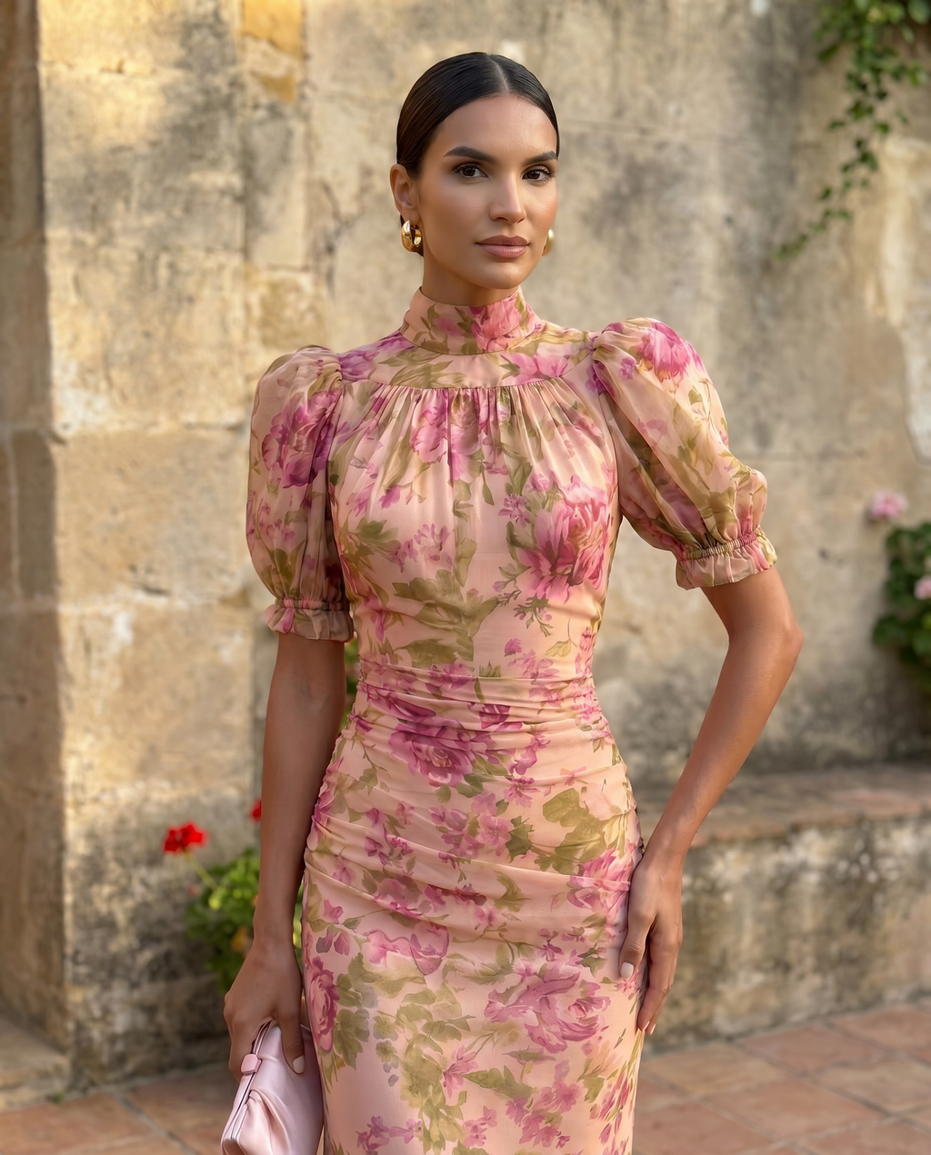 Rosario | Pink Occasion Dress